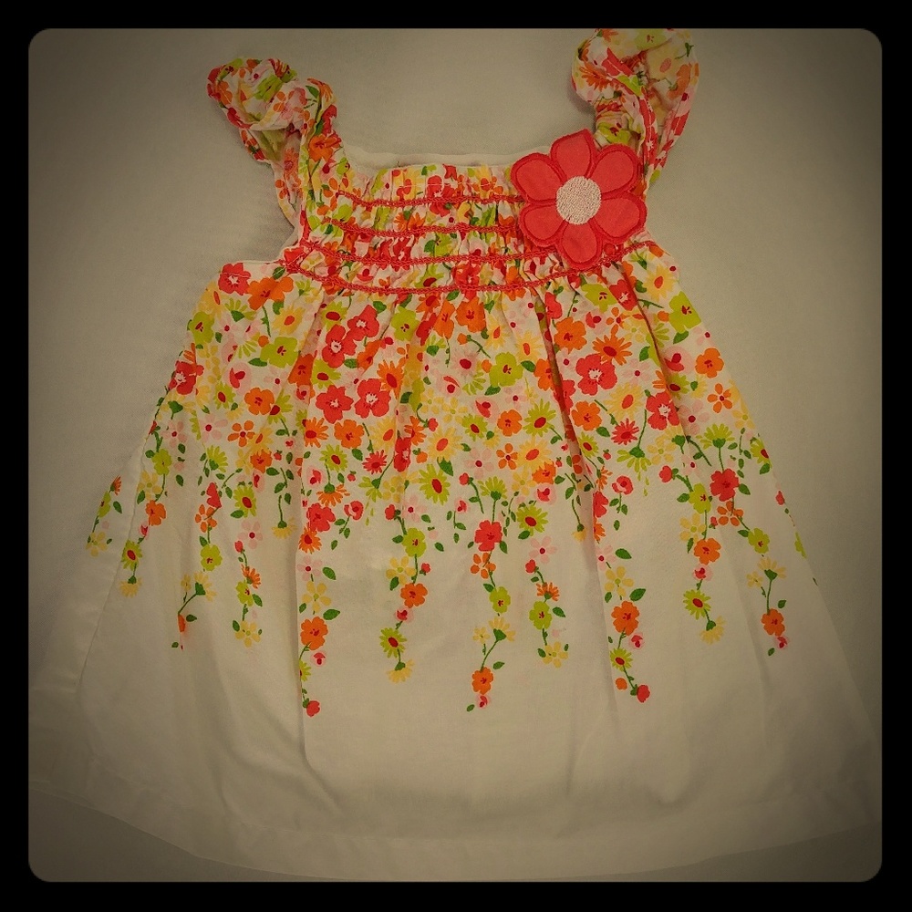 Penelope Mack Ltd. Floral Sleeveless Dress 6-9m
